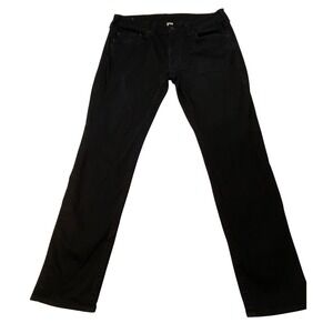 True Religion mens 38x34 Geno No Flap SN Slim Fit Jeans Rinse Black ST 102158